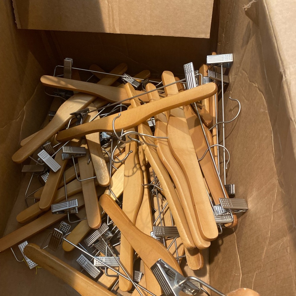 Wooden hangers